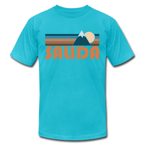 Salida, Colorado T-Shirt - Retro Mountain Unisex Salida T Shirt - turquoise