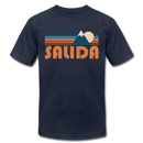 Salida, Colorado T-Shirt - Retro Mountain Unisex Salida T Shirt - navy