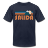 Salida, Colorado T-Shirt - Retro Mountain Unisex Salida T Shirt - navy