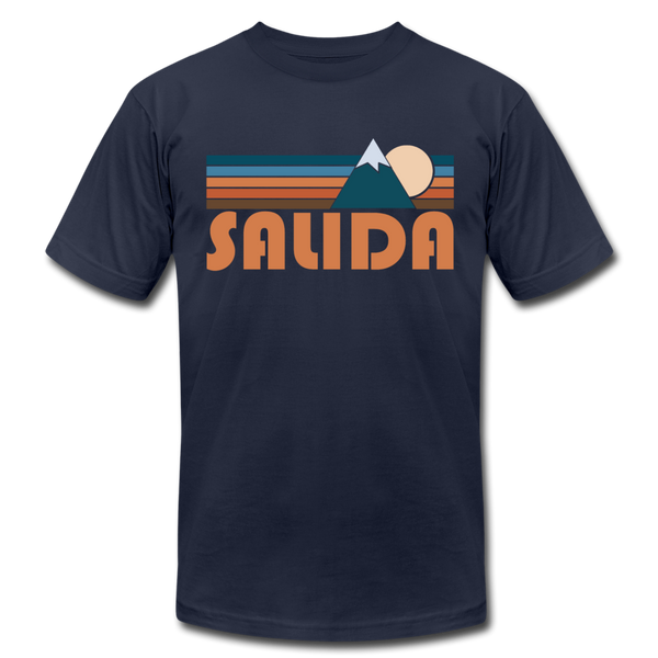 Salida, Colorado T-Shirt - Retro Mountain Unisex Salida T Shirt - navy