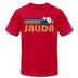 Salida, Colorado T-Shirt - Retro Mountain Unisex Salida T Shirt - red