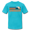 Oregon T-Shirt - Retro Mountain Unisex Oregon T Shirt