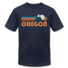 Oregon T-Shirt - Retro Mountain Unisex Oregon T Shirt