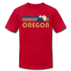 Oregon T-Shirt - Retro Mountain Unisex Oregon T Shirt