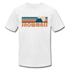 Snowmass, Colorado T-Shirt - Retro Mountain Unisex Snowmass T Shirt - white