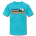Snowmass, Colorado T-Shirt - Retro Mountain Unisex Snowmass T Shirt - turquoise