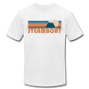 Steamboat, Colorado T-Shirt - Retro Mountain Unisex Steamboat T Shirt - white