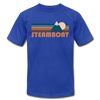 Steamboat, Colorado T-Shirt - Retro Mountain Unisex Steamboat T Shirt - royal blue
