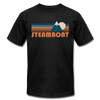 Steamboat, Colorado T-Shirt - Retro Mountain Unisex Steamboat T Shirt - black