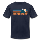Steamboat, Colorado T-Shirt - Retro Mountain Unisex Steamboat T Shirt - navy