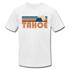 Tahoe, California T-Shirt - Retro Mountain Unisex Tahoe T Shirt - white