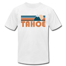 Tahoe, California T-Shirt - Retro Mountain Unisex Tahoe T Shirt - white