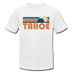 Tahoe, California T-Shirt - Retro Mountain Unisex Tahoe T Shirt - white