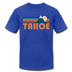 Tahoe, California T-Shirt - Retro Mountain Unisex Tahoe T Shirt - royal blue