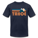 Tahoe, California T-Shirt - Retro Mountain Unisex Tahoe T Shirt - navy