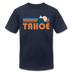 Tahoe, California T-Shirt - Retro Mountain Unisex Tahoe T Shirt - navy