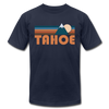 Tahoe, California T-Shirt - Retro Mountain Unisex Tahoe T Shirt - navy