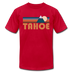 Tahoe, California T-Shirt - Retro Mountain Unisex Tahoe T Shirt - red