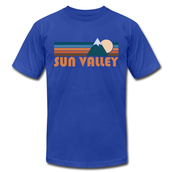 Sun Valley, Idaho T-Shirt - Retro Mountain Unisex Sun Valley T Shirt - royal blue