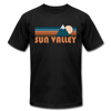 Sun Valley, Idaho T-Shirt - Retro Mountain Unisex Sun Valley T Shirt - black