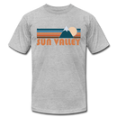Sun Valley, Idaho T-Shirt - Retro Mountain Unisex Sun Valley T Shirt - heather gray