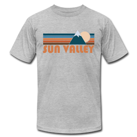 Sun Valley, Idaho T-Shirt - Retro Mountain Unisex Sun Valley T Shirt - heather gray