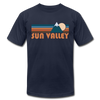 Sun Valley, Idaho T-Shirt - Retro Mountain Unisex Sun Valley T Shirt - navy
