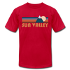 Sun Valley, Idaho T-Shirt - Retro Mountain Unisex Sun Valley T Shirt - red