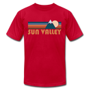 Sun Valley, Idaho T-Shirt - Retro Mountain Unisex Sun Valley T Shirt - red