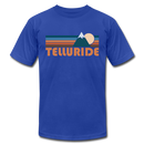 Telluride, Colorado T-Shirt - Retro Mountain Unisex Telluride T Shirt - royal blue