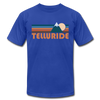 Telluride, Colorado T-Shirt - Retro Mountain Unisex Telluride T Shirt - royal blue