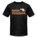 Telluride, Colorado T-Shirt - Retro Mountain Unisex Telluride T Shirt - black