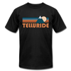 Telluride, Colorado T-Shirt - Retro Mountain Unisex Telluride T Shirt - black