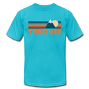 Truckee, California T-Shirt - Retro Mountain Unisex Truckee T Shirt - turquoise