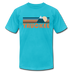 Truckee, California T-Shirt - Retro Mountain Unisex Truckee T Shirt - turquoise
