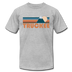 Truckee, California T-Shirt - Retro Mountain Unisex Truckee T Shirt - heather gray