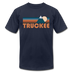 Truckee, California T-Shirt - Retro Mountain Unisex Truckee T Shirt - navy