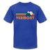 Vermont T-Shirt - Retro Mountain Unisex Vermont T Shirt - royal blue