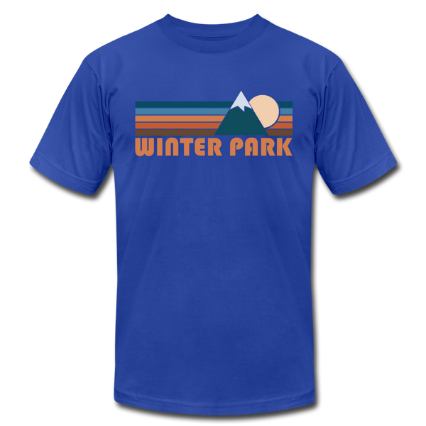 Winter Park, Colorado T-Shirt - Retro Mountain Unisex Winter Park T Shirt - royal blue