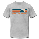 Winter Park, Colorado T-Shirt - Retro Mountain Unisex Winter Park T Shirt - heather gray