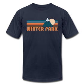 Winter Park, Colorado T-Shirt - Retro Mountain Unisex Winter Park T Shirt - navy