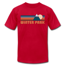 Winter Park, Colorado T-Shirt - Retro Mountain Unisex Winter Park T Shirt - red