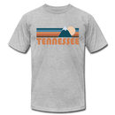 Tennessee T-Shirt - Retro Mountain Unisex Tennessee T Shirt - heather gray