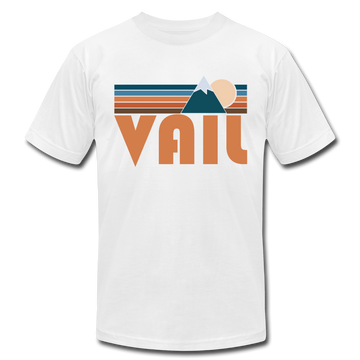 Vail, Colorado T-Shirt - Retro Mountain Unisex Vail T Shirt - white