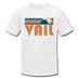 Vail, Colorado T-Shirt - Retro Mountain Unisex Vail T Shirt - white
