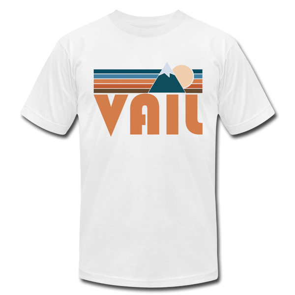 Vail, Colorado T-Shirt - Retro Mountain Unisex Vail T Shirt - white