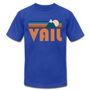 Vail, Colorado T-Shirt - Retro Mountain Unisex Vail T Shirt - royal blue