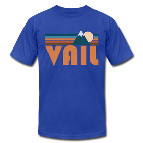 Vail, Colorado T-Shirt - Retro Mountain Unisex Vail T Shirt - royal blue