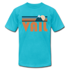 Vail, Colorado T-Shirt - Retro Mountain Unisex Vail T Shirt - turquoise