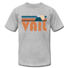 Vail, Colorado T-Shirt - Retro Mountain Unisex Vail T Shirt - heather gray